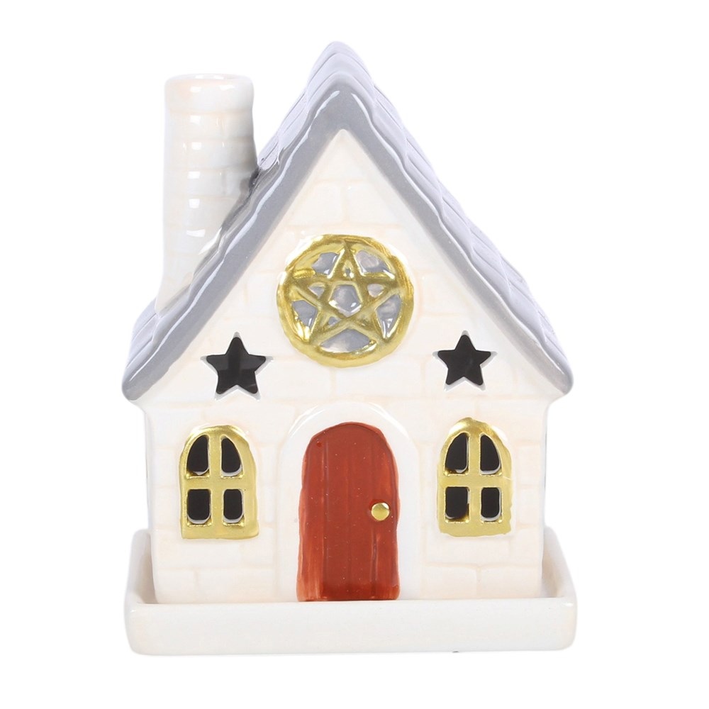 Something Different - Stone Cottage Incense Cone Holder Incense holder - Multicolours